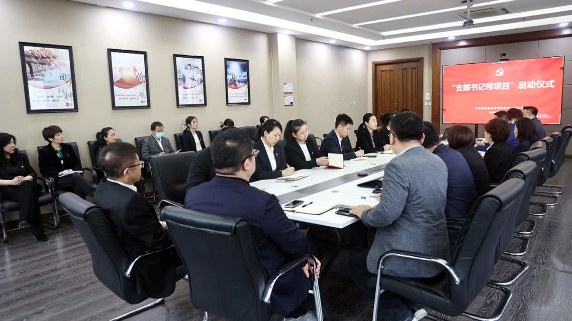 党徽闪灼 头雁领航——哈药营销召开"支部书记带项目"启动仪式